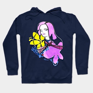 Purple girl Hoodie